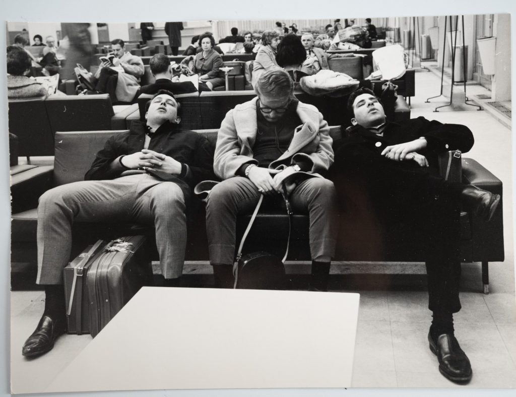 TIRAGE PHOTO Argentique France Aéroport d'Orly 20X27cm 1960