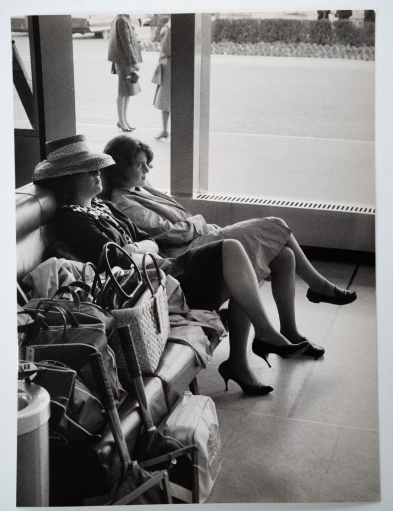 TIRAGE PHOTO Argentique France	Aéroport d'Orly	20X27cm	1960