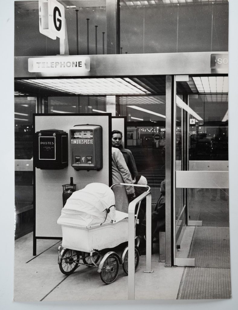 TIRAGE PHOTO Argentique France	Aéroport d'Orly	20X27cm	1960