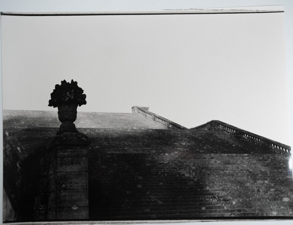 TIRAGE PHOTO Argentique France vue d'artiste CHATEAU France 30x40cm 1960