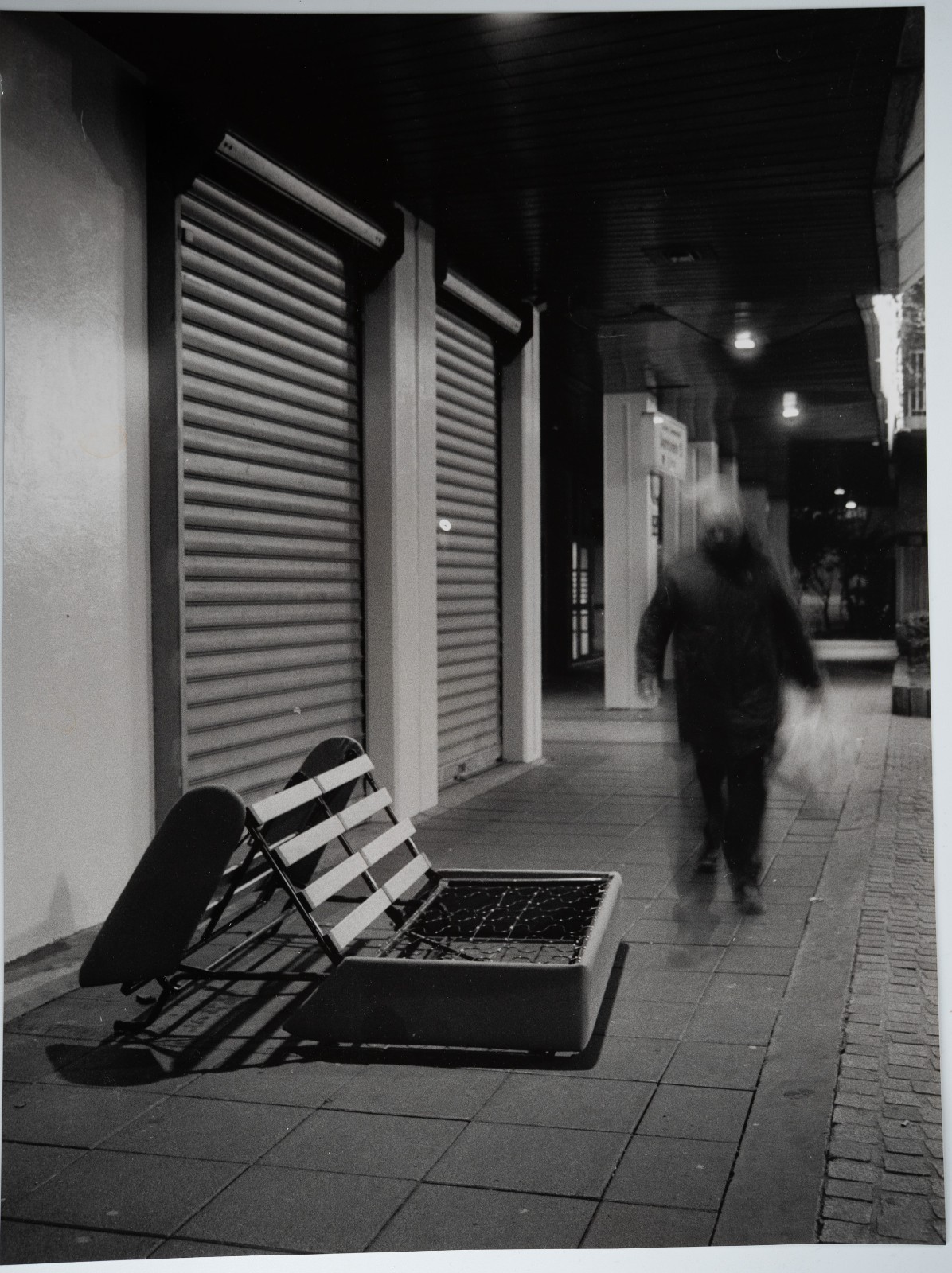 TIRAGE PHOTO Argentique France vue d'artiste NUIT France 30x40cm 1960