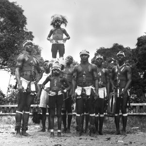 Tirage photo argentique guerrier africain 1930 30X30cm