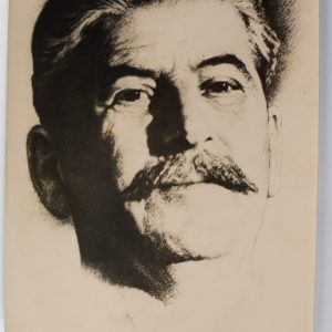 TIRAGE PHOTO	ARGENTIQUE, 1940	PORTRAIT DE JOSEPH STALINE 18X23cm