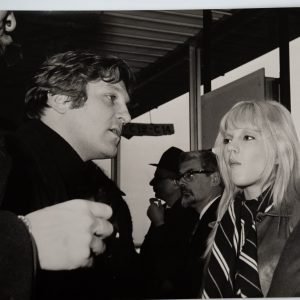TIRAGE PHOTO Argentique	France	sylvie vartan jean jacques debout	30x40cm	1960