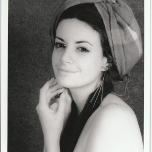 PHOTO argentique artistique portrait femme pinup NOIR ET BLANC format 13X18 1980