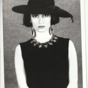 PHOTO argentique artistique portrait femme pinup NOIR ET BLANC format 13X18 1980