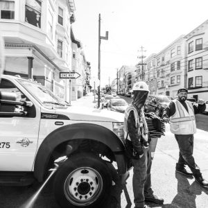 Tirage photo SAN FRANSISCO  Noir et Blanc Format 45x60cm