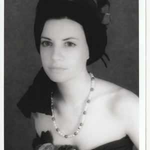 PHOTO argentique artistique portrait femme pinup NOIR ET BLANC format 13X18 1980