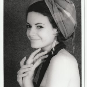 PHOTO argentique artistique portrait femme pinup NOIR ET BLANC format 13X18 1980