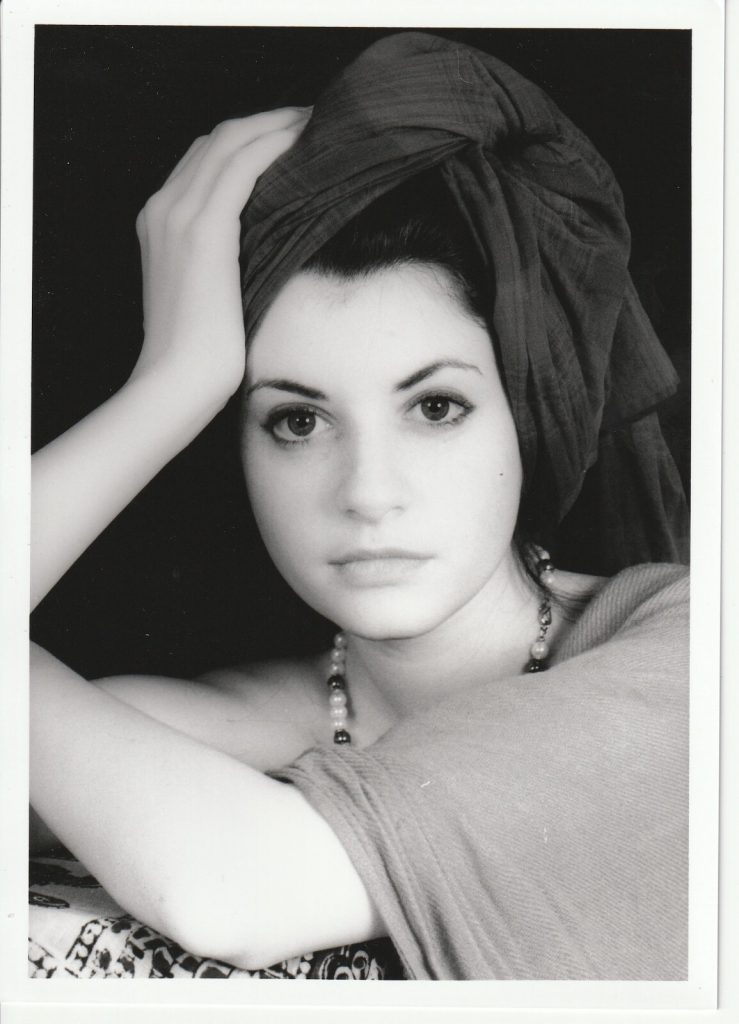 PHOTO argentique artistique portrait femme pinup NOIR ET BLANC format 13X18 1980