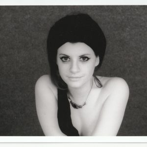 PHOTO argentique artistique portrait femme pinup NOIR ET BLANC format 13X18 1980