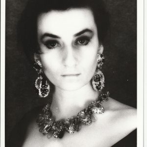 PHOTO argentique artistique portrait femme pinup NOIR ET BLANC format 13X18 1980