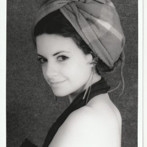 PHOTO argentique artistique portrait femme pinup NOIR ET BLANC format 13X18 1980