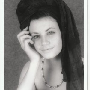 PHOTO argentique artistique portrait femme pinup NOIR ET BLANC format 13X18 1980