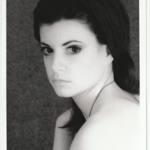 PHOTO argentique artistique portrait femme pinup NOIR ET BLANC format 13X18 1980