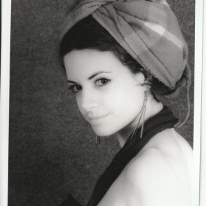 PHOTO argentique artistique portrait femme pinup NOIR ET BLANC format 13X18 1980