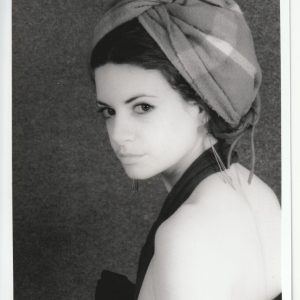 PHOTO argentique artistique portrait femme pinup NOIR ET BLANC format 13X18 1980