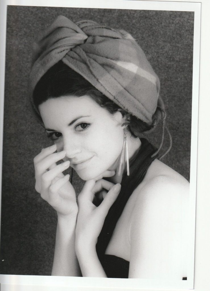 PHOTO argentique artistique portrait femme pinup NOIR ET BLANC format 13X18 1980