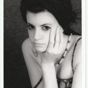 PHOTO argentique artistique portrait femme pinup NOIR ET BLANC format 13X18 1980