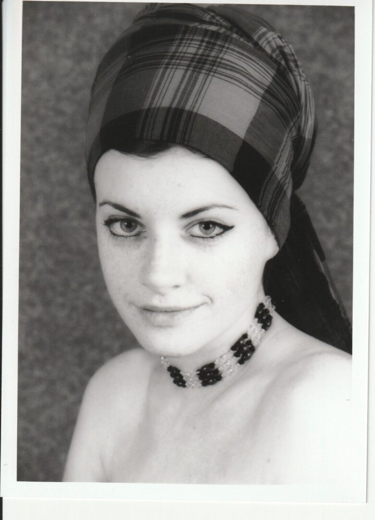 PHOTO argentique artistique portrait femme pinup NOIR ET BLANC format 13X18 1980