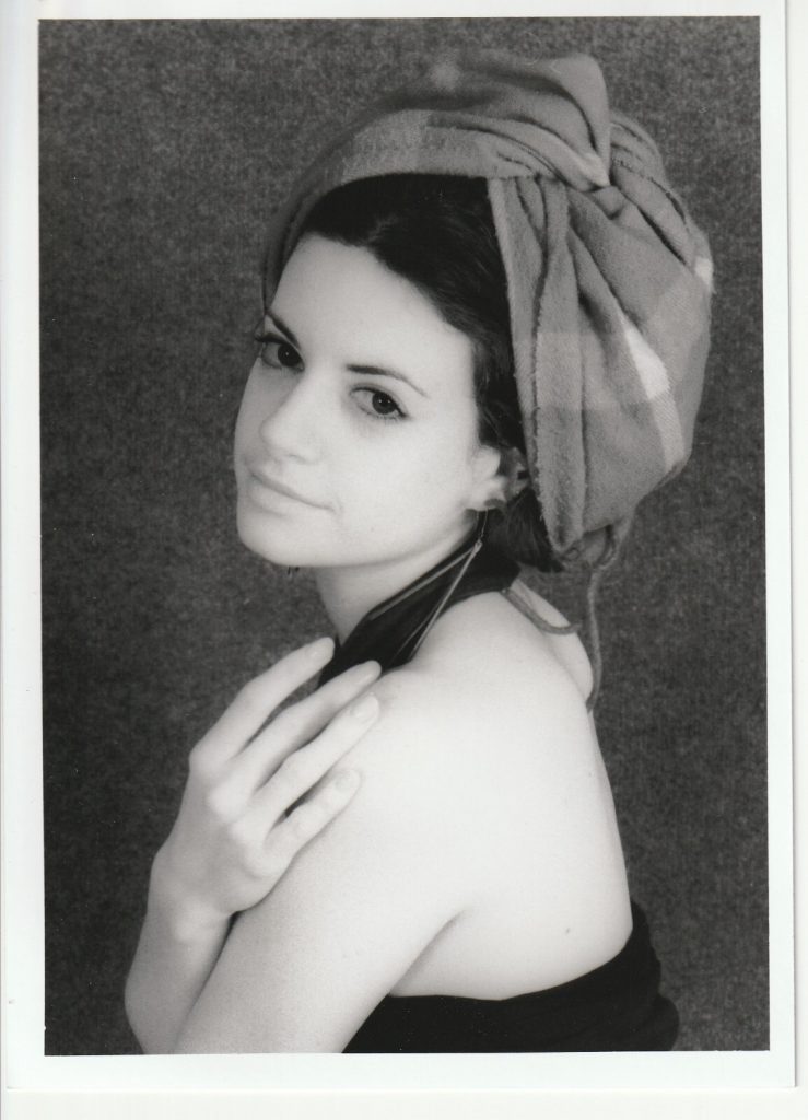 PHOTO argentique artistique portrait femme pinup NOIR ET BLANC format 13X18 1980