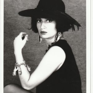 PHOTO argentique artistique portrait femme pinup NOIR ET BLANC format 13X18 1980