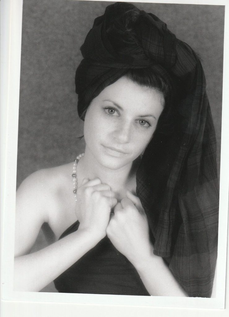 PHOTO argentique artistique portrait femme pinup NOIR ET BLANC format 13X18 1980