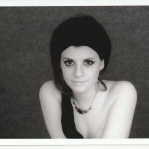 PHOTO argentique artistique portrait femme pinup NOIR ET BLANC format 13X18 1980