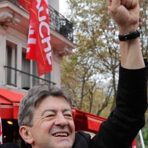 Tirage photo argentique Manifestation Jean Luc Mélenchon 2012  20X30cm