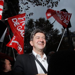 Tirage photo argentique Manifestation Jean Luc Mélenchon 2012  20X30cm