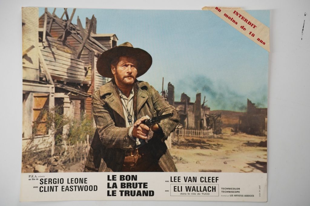 PHOTO Cinéma LOBBY CARDS LE BON LA BRUTE ET LE TRUAND 21X27 1970 ELI WALLACH