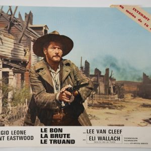PHOTO Cinéma LOBBY CARDS LE BON LA BRUTE ET LE TRUAND	21X27	1970 ELI WALLACH