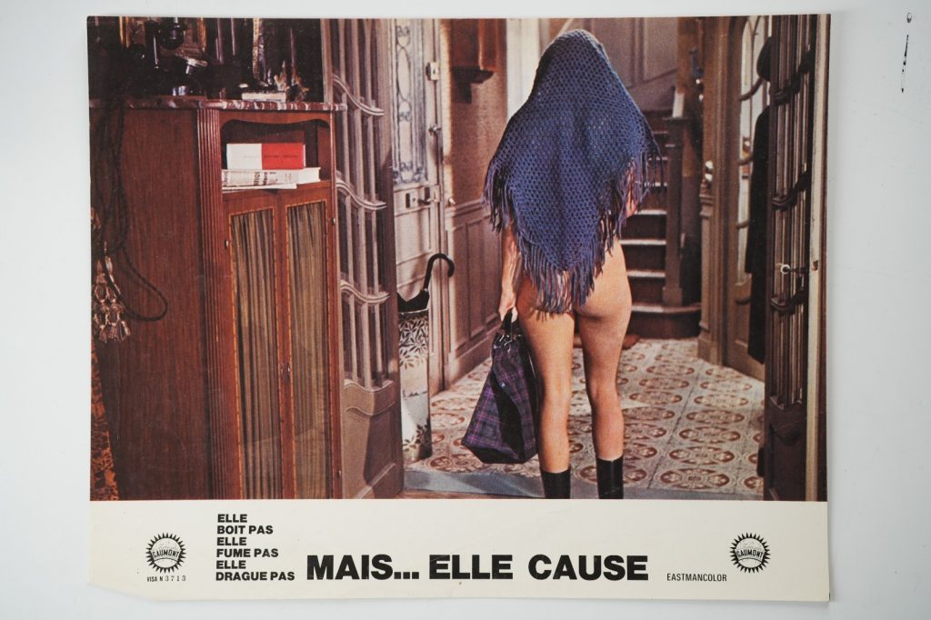PHOTO Cinéma LOBBY CARDS MAIS ELLE CAUSE 22X28cm 1970