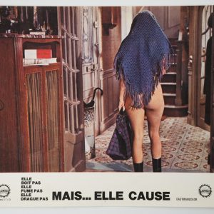 PHOTO Cinéma LOBBY CARDS MAIS ELLE CAUSE	22X28cm	1970