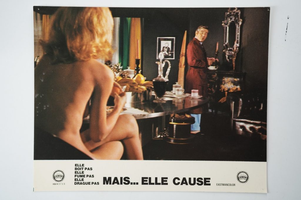 PHOTO Cinéma LOBBY CARDS MAIS ELLE CAUSE 22X28cm 1970