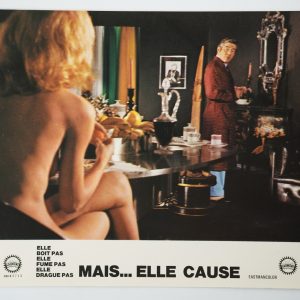 PHOTO Cinéma LOBBY CARDS MAIS ELLE CAUSE	22X28cm	1970