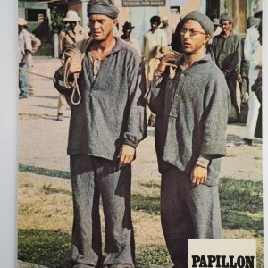 PHOTO Cinéma LOBBY CARDS PAPILLON	 22X28cm	1970 Steve McQueen Dustin Hoffman