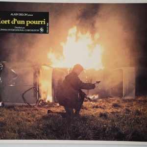 PHOTO Cinéma LOBBY CARDS mort d'un pourri	23X29CM	1970 Alain Delon