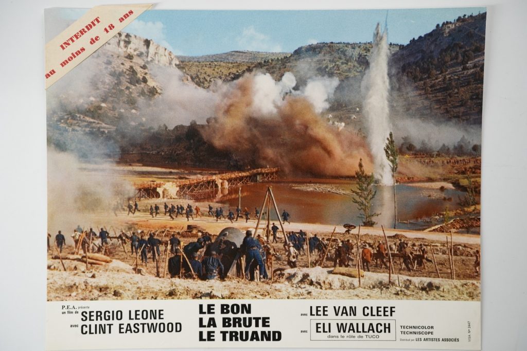 PHOTO Cinéma LOBBY CARDS LE BON LA BRUTE ET LE TRUAND 21X27cm 1970