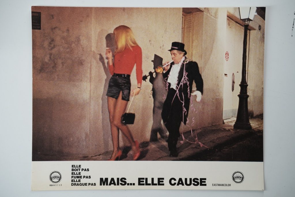 PHOTO Cinéma LOBBY CARDS MAIS ELLE CAUSE 22X28cm 1970