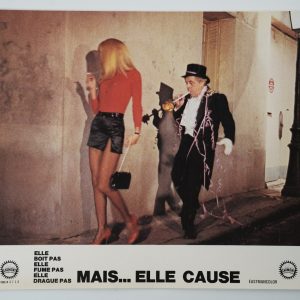PHOTO Cinéma LOBBY CARDS MAIS ELLE CAUSE	22X28cm	1970