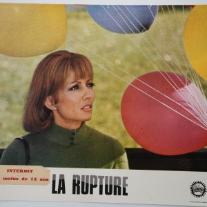PHOTO France	Cinéma LOBBY CARDS LA RUPTURE	23X29cm Stéphane Audran