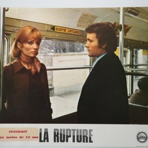 PHOTO France	Cinéma LOBBY CARDS LA RUPTURE	23X29cm Stéphane Audran ,