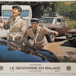 PHOTO Cinéma LOBBY CARDS Le gendarme en balade	23X30cm	1970 Louis de Funes