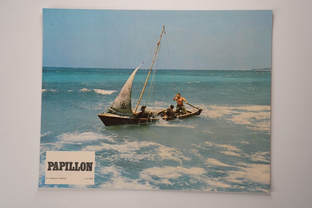 PHOTO Cinéma LOBBY CARDS PAPILLON	 22X28cm	1970 Steve McQueen