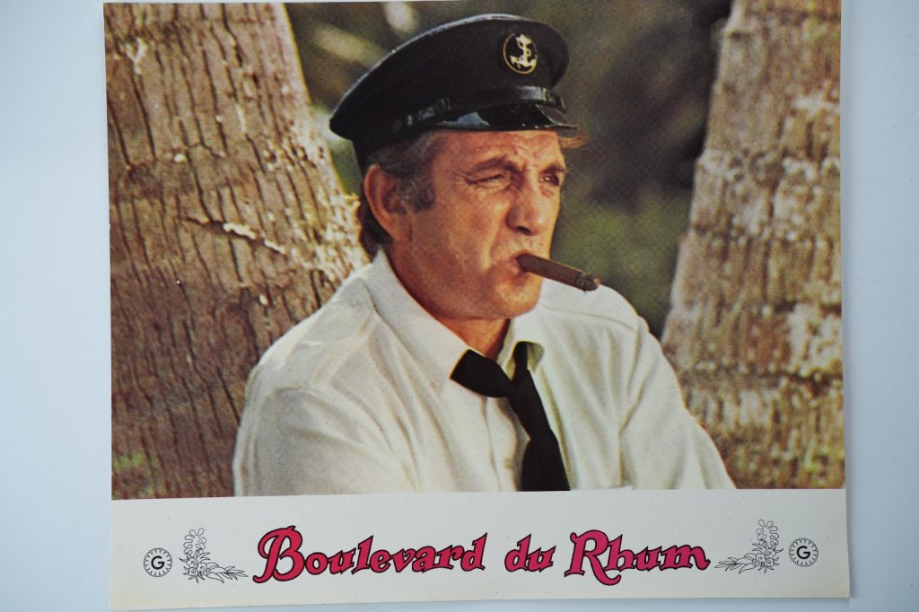 PHOTO Cinéma LOBBY CARDS BOULEVARD DU RHUM 23X28cm 1970 LINO VENTURA