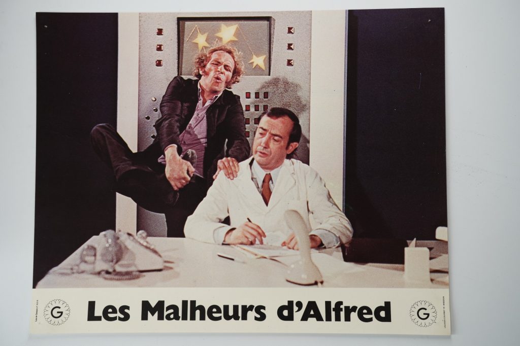 PHOTO Cinéma LOBBY CARDS Les malheurs d'Alfred	21X28cm 1970 Pierre Richard