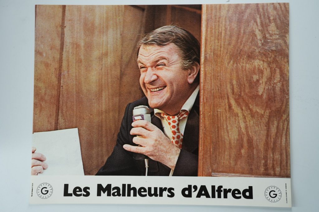 PHOTO Cinéma LOBBY CARDS Les malheurs d'Alfred	21X28cm 1970 Pierre  Mondy