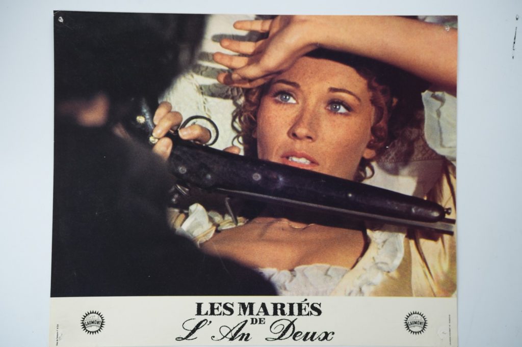 PHOTO Cinéma LOBBY CARDS Les mariés de l'an deux 22X28cm 1970 Marlène Jobert