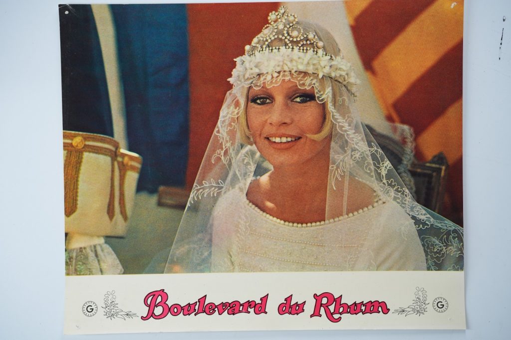 PHOTO Cinéma LOBBY CARDS BOULEVARD DU RHUM 23X28cm 1970 BARDOT